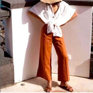 Faithful the Brand Le Pacifique Pants in color Brick